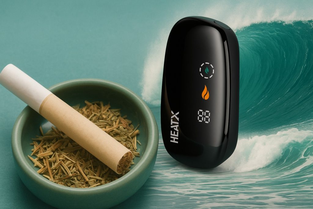 HEATX HNB device with tobacco